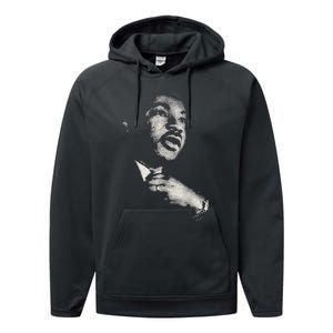 Martin Luther King Mlk Day Black History Month Performance Fleece Hoodie