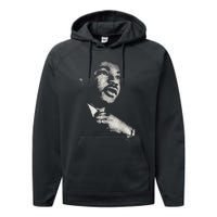 Martin Luther King Mlk Day Black History Month Performance Fleece Hoodie