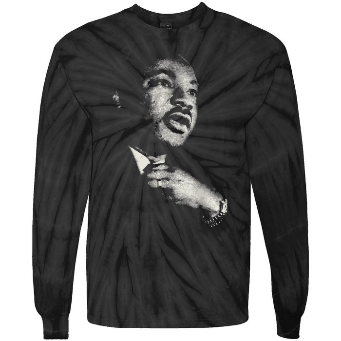 Martin Luther King Mlk Day Black History Month Tie-Dye Long Sleeve Shirt