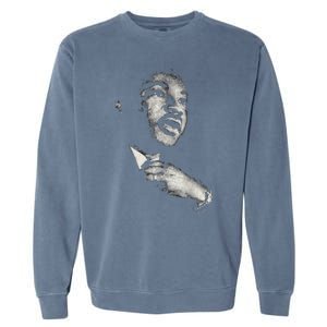 Martin Luther King Mlk Day Black History Month Garment-Dyed Sweatshirt