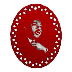 Martin Luther King Mlk Day Black History Month Ceramic Oval Ornament