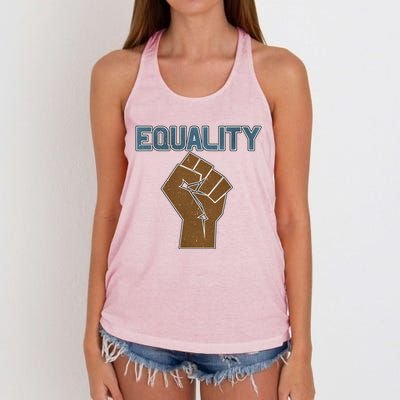 Martin Luther King Day Gift Women's Knotted Racerback Tank