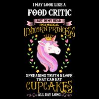 May Look Like Food Critic Unicorn Cupcakes Funny Gift Drawstring Bag
