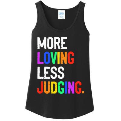 More Loving Less Judging Ladies Essential Tank