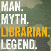 Myth Librarian Legend Library Funny Librarian Gift Legacy Tie Dye Trucker Hat
