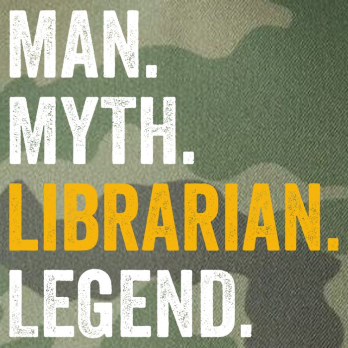 Myth Librarian Legend Library Funny Librarian Gift Legacy Tie Dye Trucker Hat