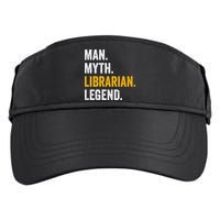 Myth Librarian Legend Library Funny Librarian Gift Adult Drive Performance Visor