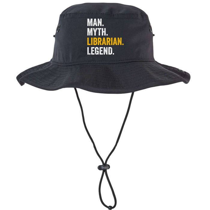 Myth Librarian Legend Library Funny Librarian Gift Bucket Hat