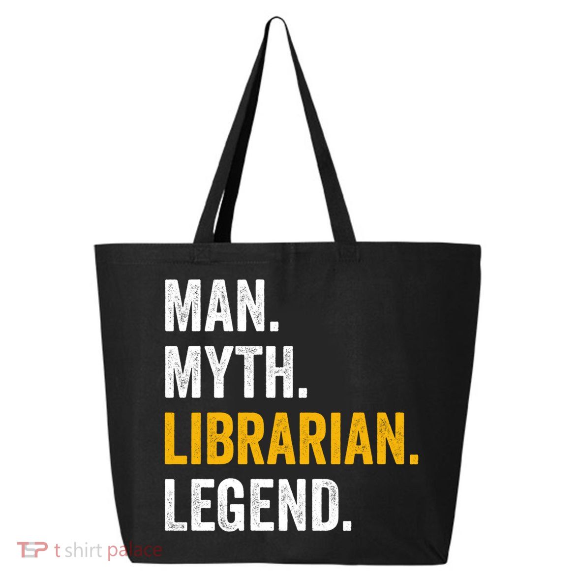 Myth Librarian Legend Library Funny Librarian Gift 25L Jumbo Tote