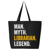 Myth Librarian Legend Library Funny Librarian Gift 25L Jumbo Tote