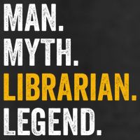 Myth Librarian Legend Library Funny Librarian Gift 25L Jumbo Tote