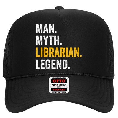 Myth Librarian Legend Library Funny Librarian Gift Trucker Hat