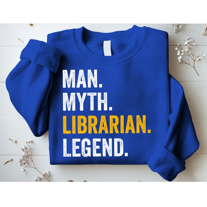 Myth Librarian Legend Library Funny Librarian Gift Sweatshirt