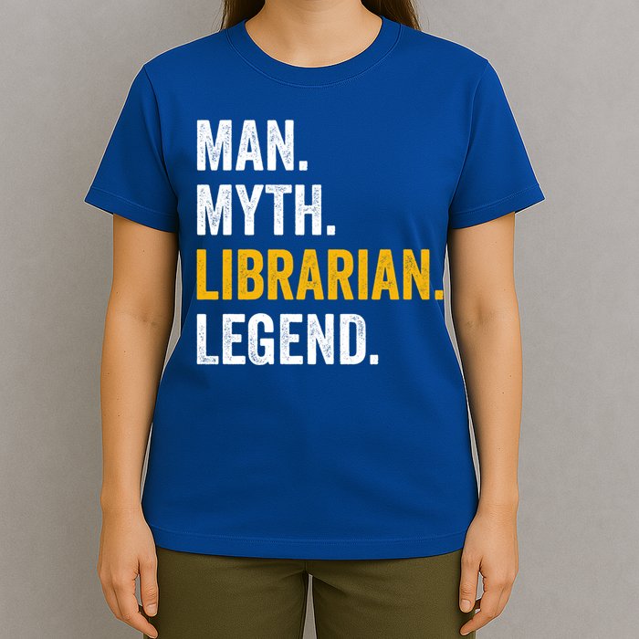 Myth Librarian Legend Library Funny Librarian Gift T-Shirt