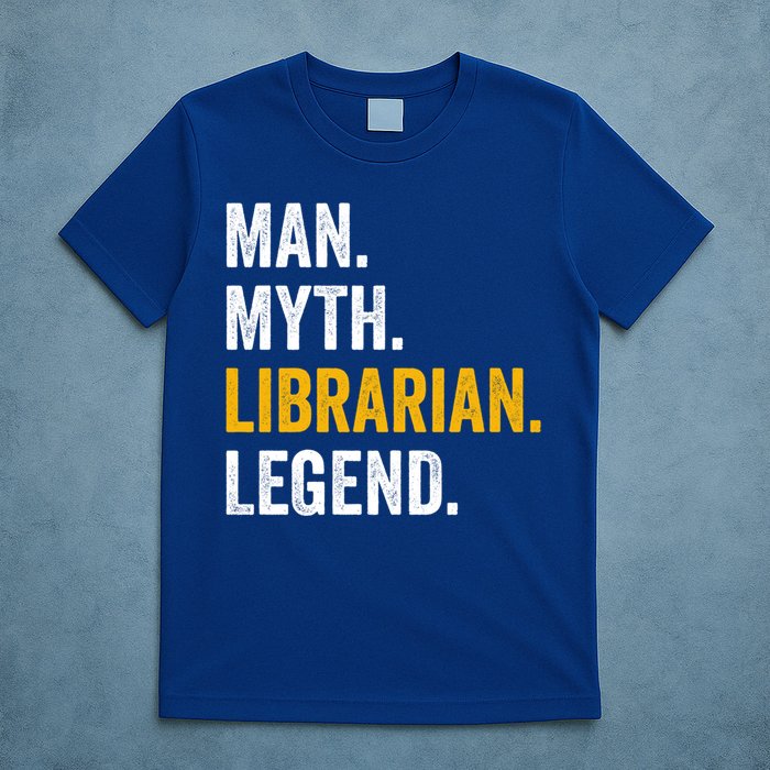 Myth Librarian Legend Library Funny Librarian Gift T-Shirt