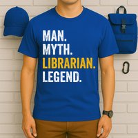 Myth Librarian Legend Library Funny Librarian Gift T-Shirt