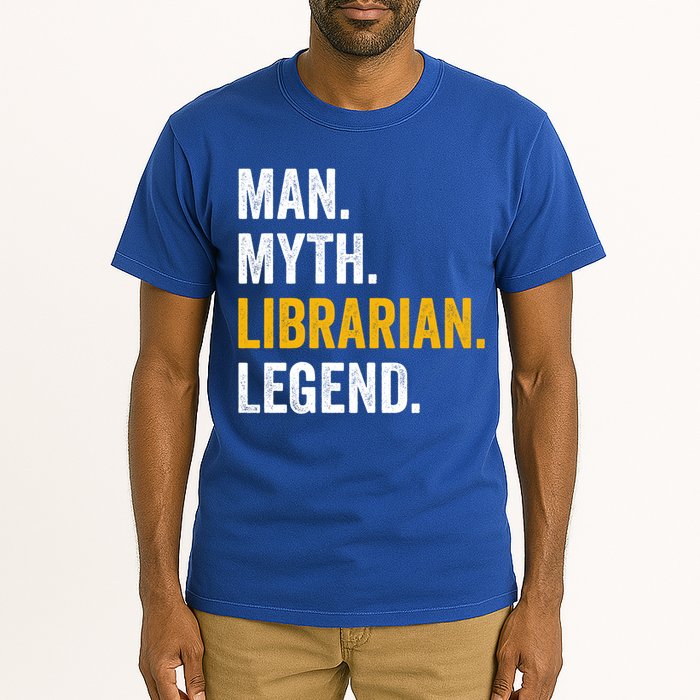 Myth Librarian Legend Library Funny Librarian Gift Tall T-Shirt