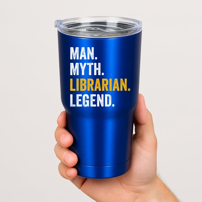Myth Librarian Legend Library Funny Librarian Gift Tumbler