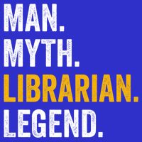 Myth Librarian Legend Library Funny Librarian Gift Magnet