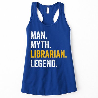 Myth Librarian Legend Library Funny Librarian Gift Womens Tank Top
