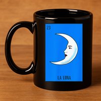Mexican Lottery La Luna The Moon Game Of Mexico 11oz C Handle Ceramic Mug
