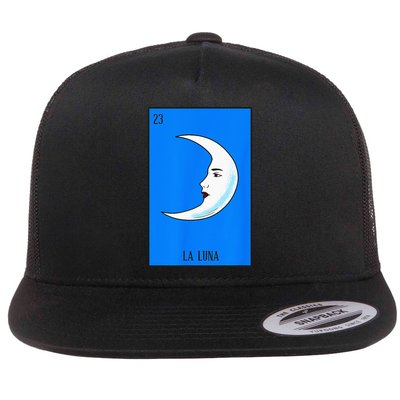 Mexican Lottery La Luna The Moon Game Of Mexico Flatbill Hat
