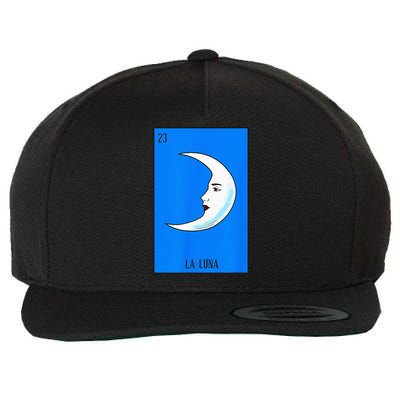 Mexican Lottery La Luna The Moon Game Of Mexico Wool Snapback Cap