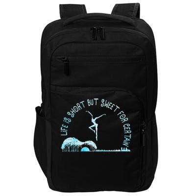 Music Lover Life Is Short But Sweet For Certain Guitar Impact Tech Backpack