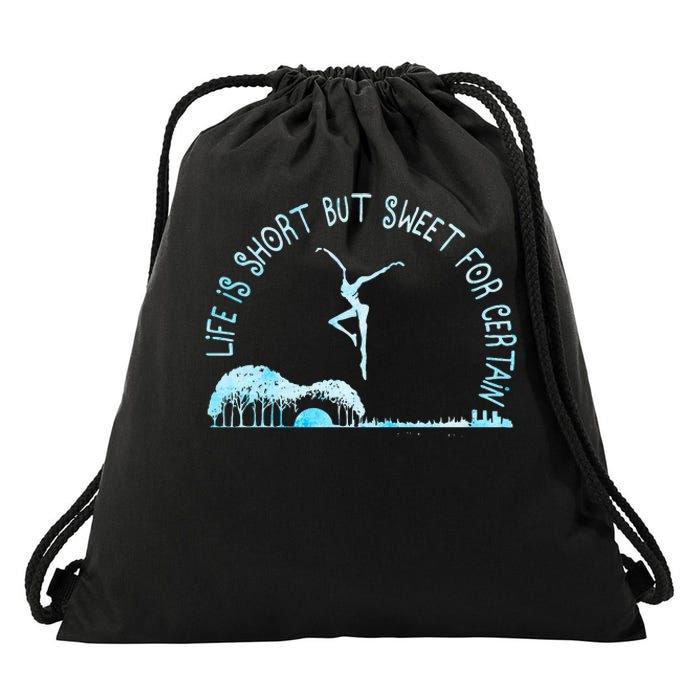 Music Lover Life Is Short But Sweet For Certain Guitar Drawstring Bag