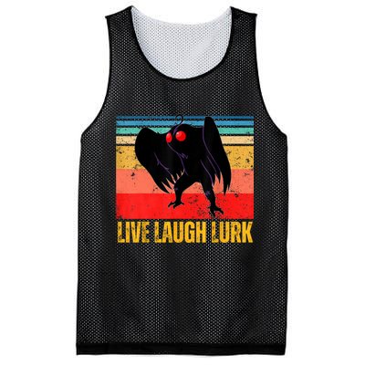 Mothman Live Laugh Lurk Mesh Reversible Basketball Jersey Tank