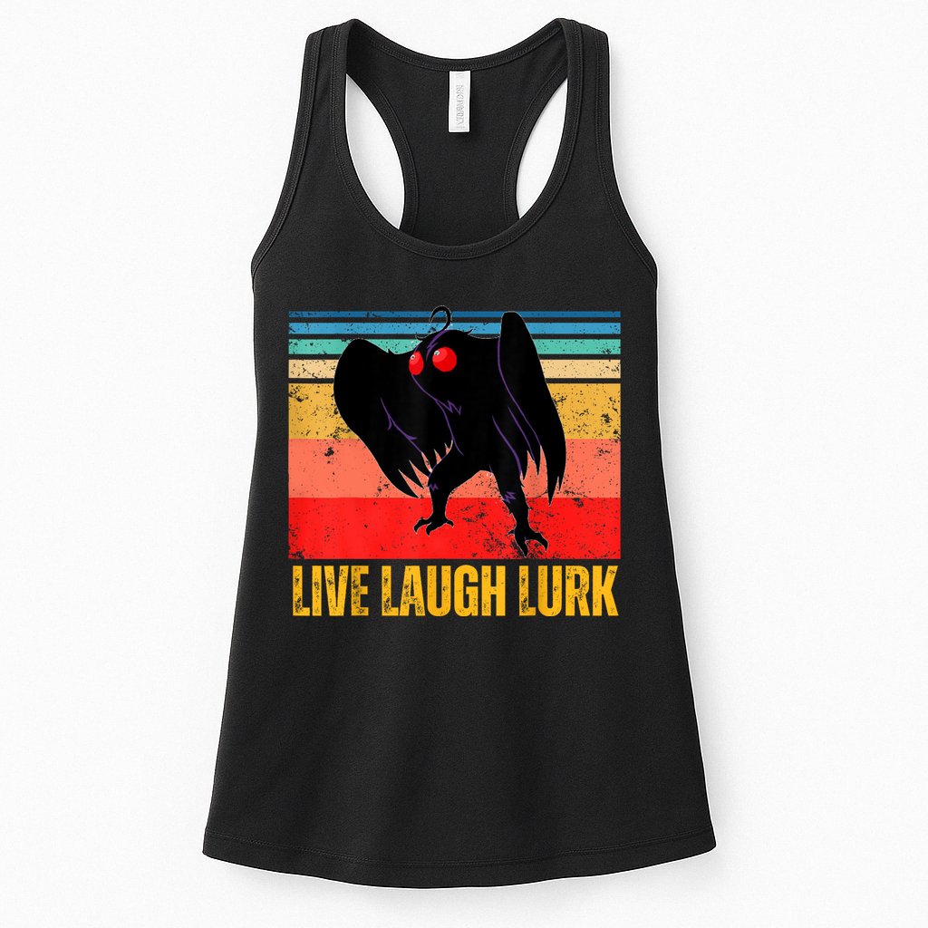 Mothman Live Laugh Lurk Womens Tank Top