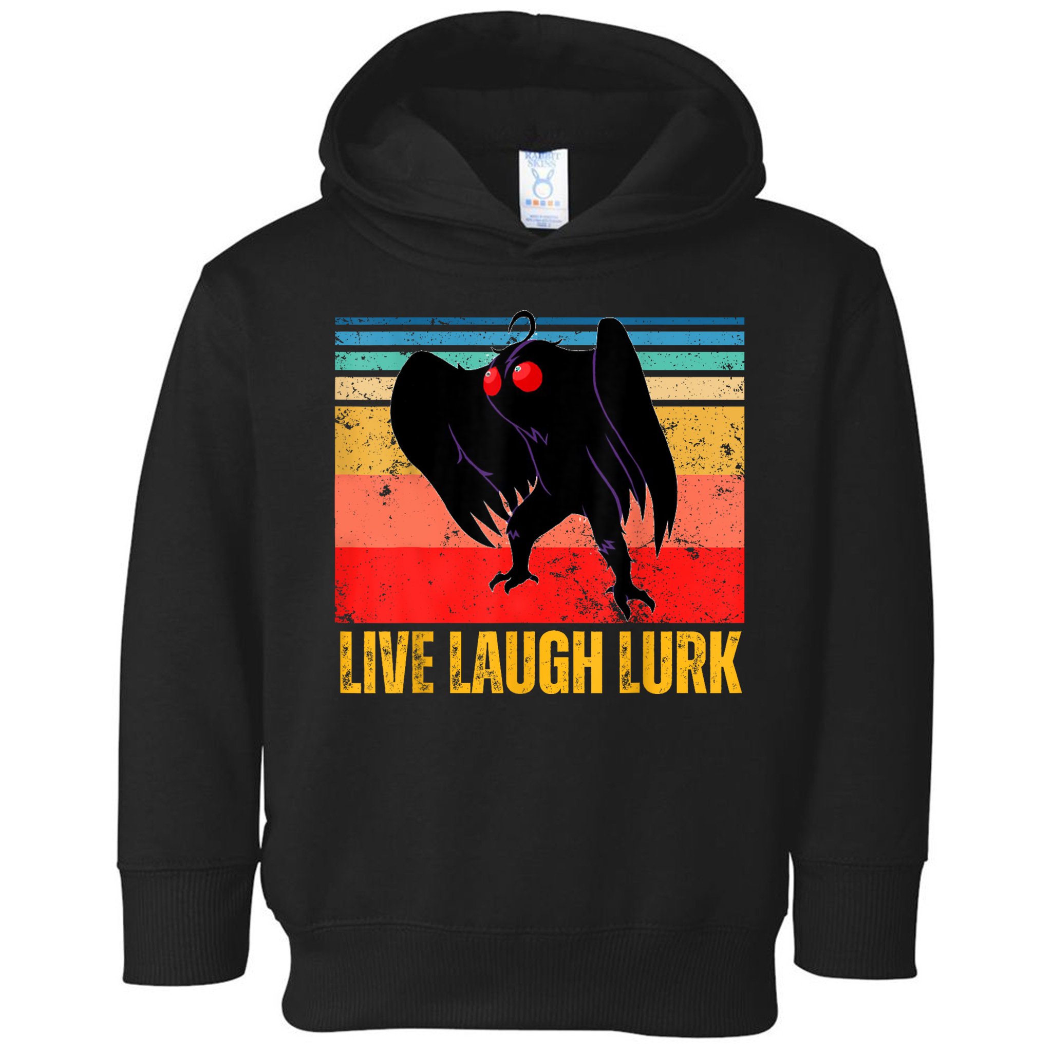 Mothman Live Laugh Lurk Toddler Hoodie