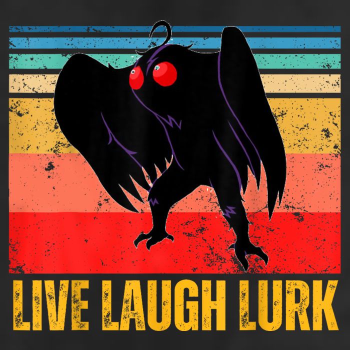 Mothman Live Laugh Lurk Golf Towel