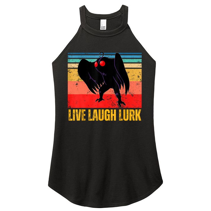Mothman Live Laugh Lurk Women's Perfect Tri Rocker Tank
