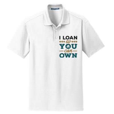 Mortgage Lender Loan Officer Broker I Loan So You Can Own Dry Zone Grid Polo