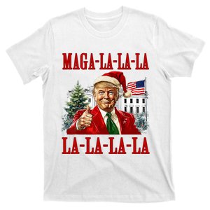 Maga La La La Donald Trump Potus 47 Ugly Christmas Sweater T-Shirt