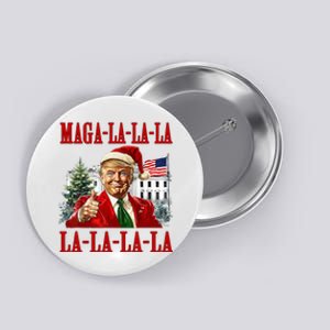 Maga La La La Donald Trump Potus 47 Ugly Christmas Sweater Button