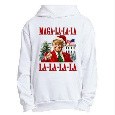 Maga La La La Donald Trump Potus 47 Ugly Christmas Sweater Urban Pullover Hoodie