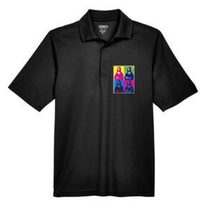 Mona Lisa Leonardo Da Vinci Pop Art Graphic Men's Origin Performance Pique Polo