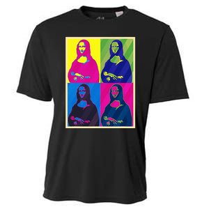 Mona Lisa Leonardo Da Vinci Pop Art Graphic Cooling Performance Crew T-Shirt