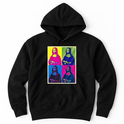 Mona Lisa Leonardo Da Vinci Pop Art Graphic Hoodie
