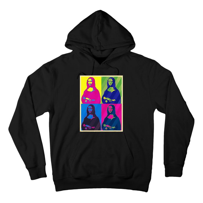 Mona Lisa Leonardo Da Vinci Pop Art Graphic Hoodie