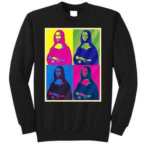 Mona Lisa Leonardo Da Vinci Pop Art Graphic Sweatshirt