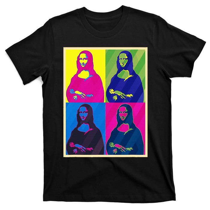 Mona Lisa Leonardo Da Vinci Pop Art Graphic T-Shirt