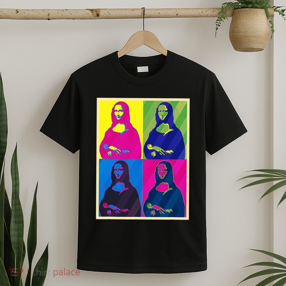 Mona Lisa Leonardo Da Vinci Pop Art Graphic T-Shirt