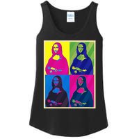 Mona Lisa Leonardo Da Vinci Pop Art Graphic Ladies Essential Tank