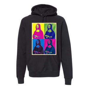 Mona Lisa Leonardo Da Vinci Pop Art Graphic Premium Hoodie