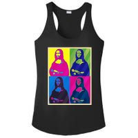 Mona Lisa Leonardo Da Vinci Pop Art Graphic Ladies PosiCharge Competitor Racerback Tank