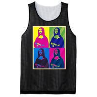 Mona Lisa Leonardo Da Vinci Pop Art Graphic Mesh Reversible Basketball Jersey Tank