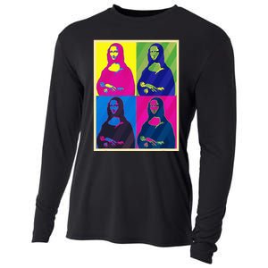 Mona Lisa Leonardo Da Vinci Pop Art Graphic Cooling Performance Long Sleeve Crew